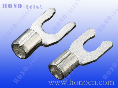 锁扣叉形裸端子