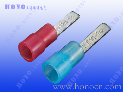 双压接尼龙预绝缘片形端子