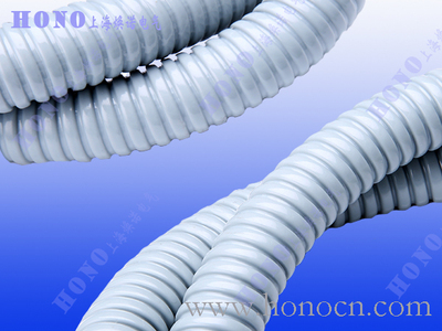 灰色双扣包塑镀锌钢软管