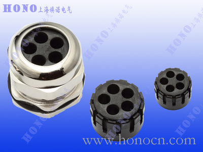 5孔黄铜镀镍电缆接头