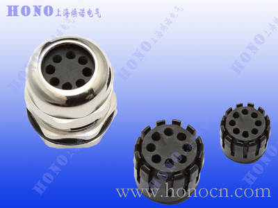 8孔黄铜镀镍电缆接头