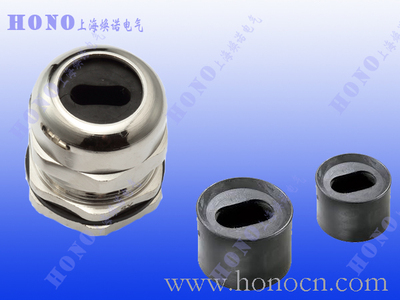 扁孔黄铜镀镍电缆接头