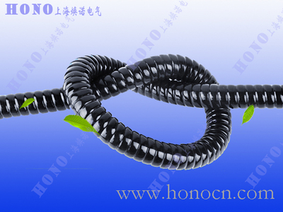 黑色双扣包塑镀锌钢软管