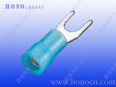 双压接尼龙预绝缘叉形端子